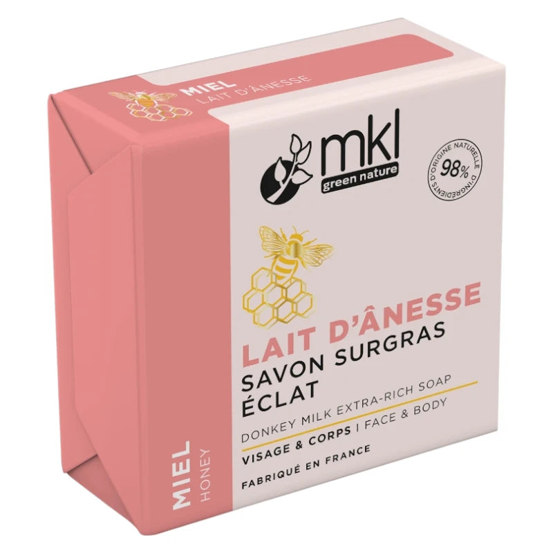 Savon surgras lait d'ânesse miel