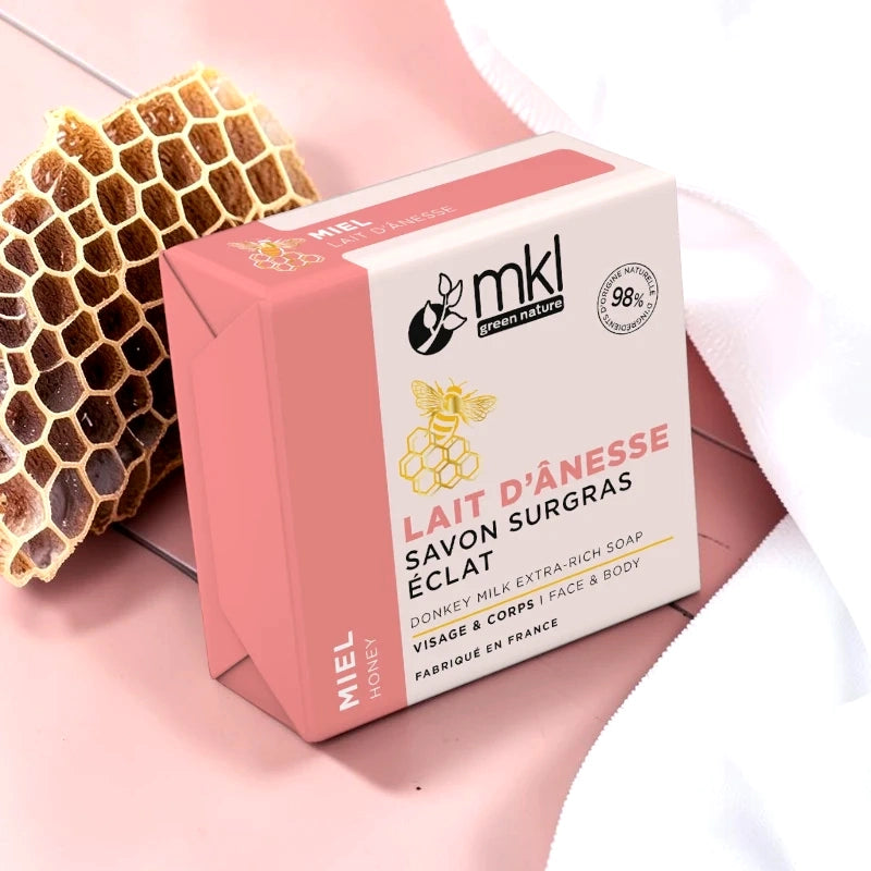 Savon surgras lait d'ânesse miel