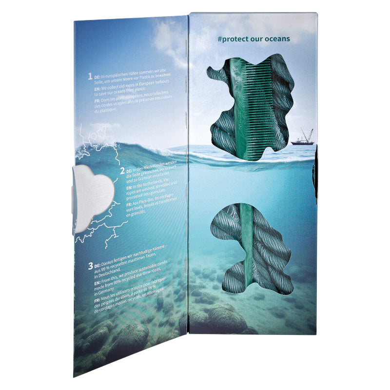 Recycelter Stielkamm
