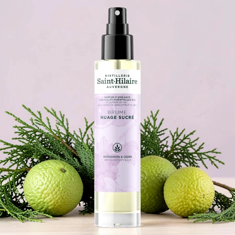 Brume parfumée nuage sucré bergamote & cèdre