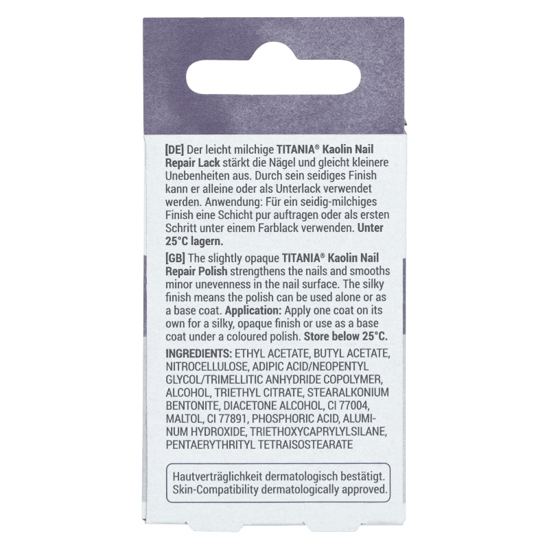 Vernis soin réparateur kaolin