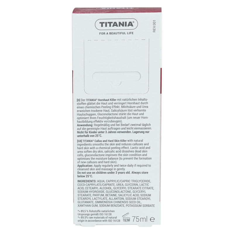Crème anti-callosités à l'urée