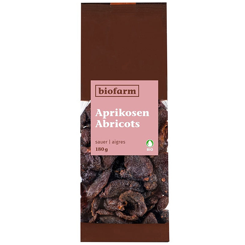 Biofarm - Abricots acides BIO 180g