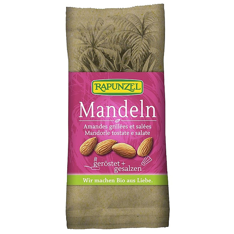 Bio-Mandeln, geröstet und gesalzen - 60 g - Rapunzel