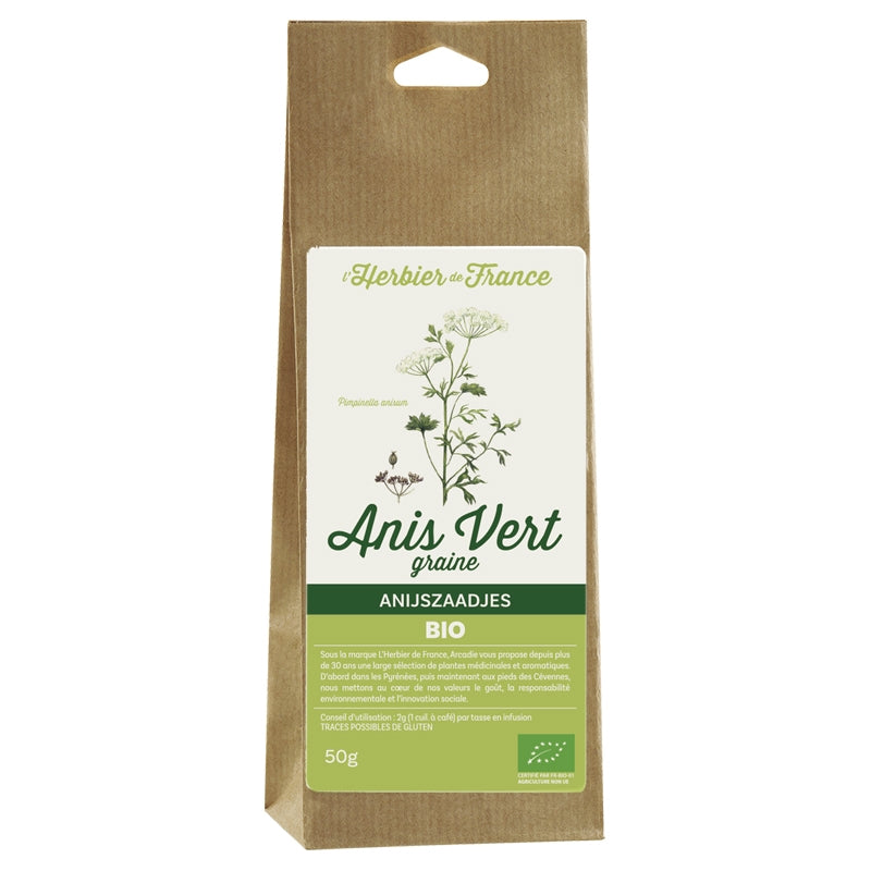 L'Herbier de France - Anis vert BIO (graines) 50g