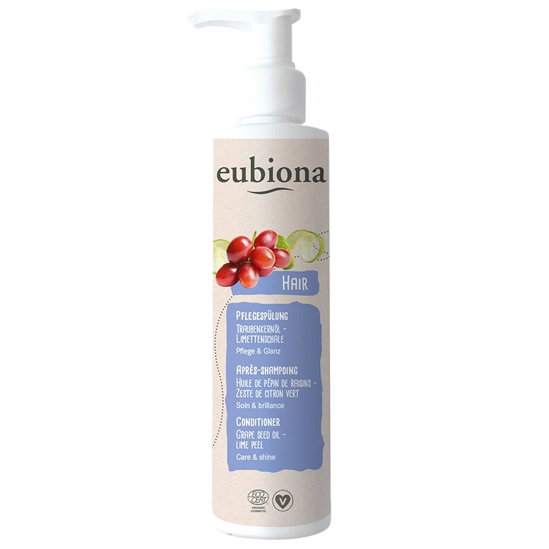 Eubiona - Après-shampooing BIO pépins de raisin & citron vert 200ml