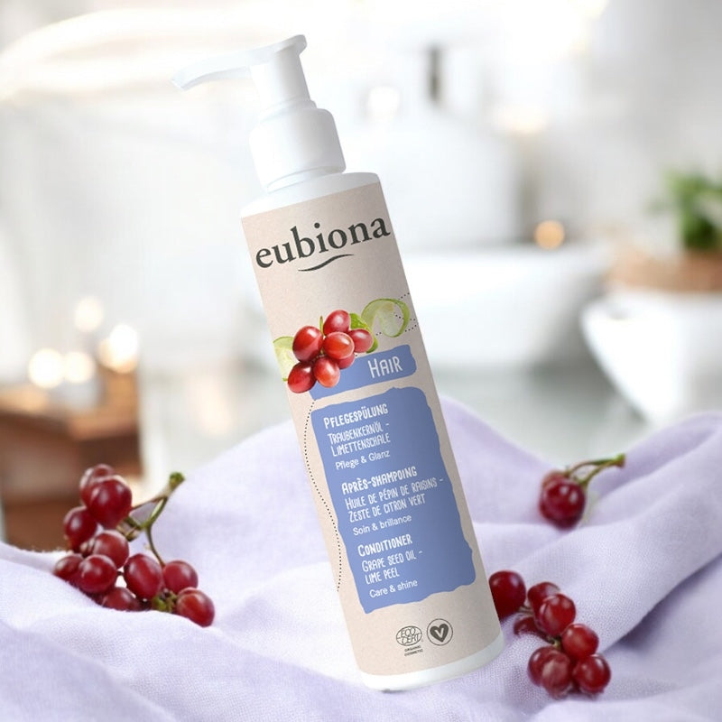 Eubiona - Après-shampooing BIO pépins de raisin & citron vert 200ml