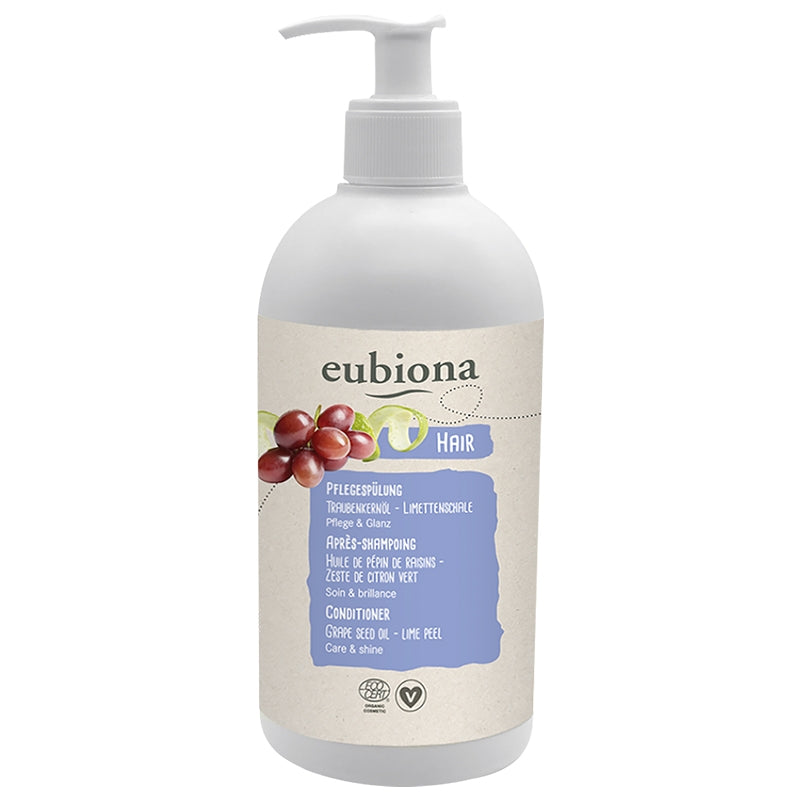 Eubiona - Après-shampooing BIO pépins de raisin & citron vert 500ml