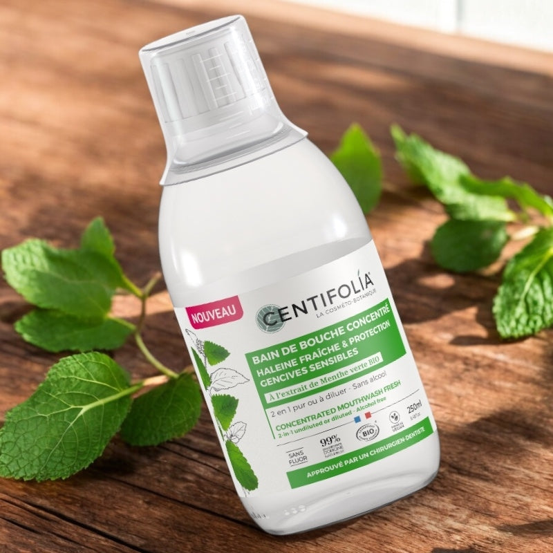 Centifolia - Bain de bouche concentré BIO menthe verte 250ml