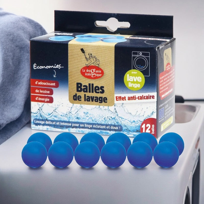 La Droguerie Écologique - Antikalk-Waschkugeln 12 Stück