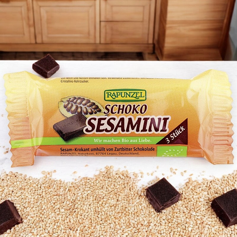 Barre croquante au sésame & chocolat BIO Sesamini choco