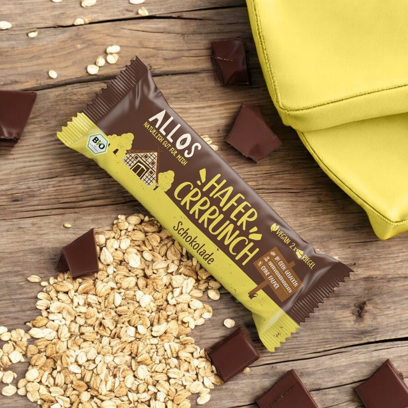 Allos - Barre croustillante d'avoine au chocolat BIO 50g