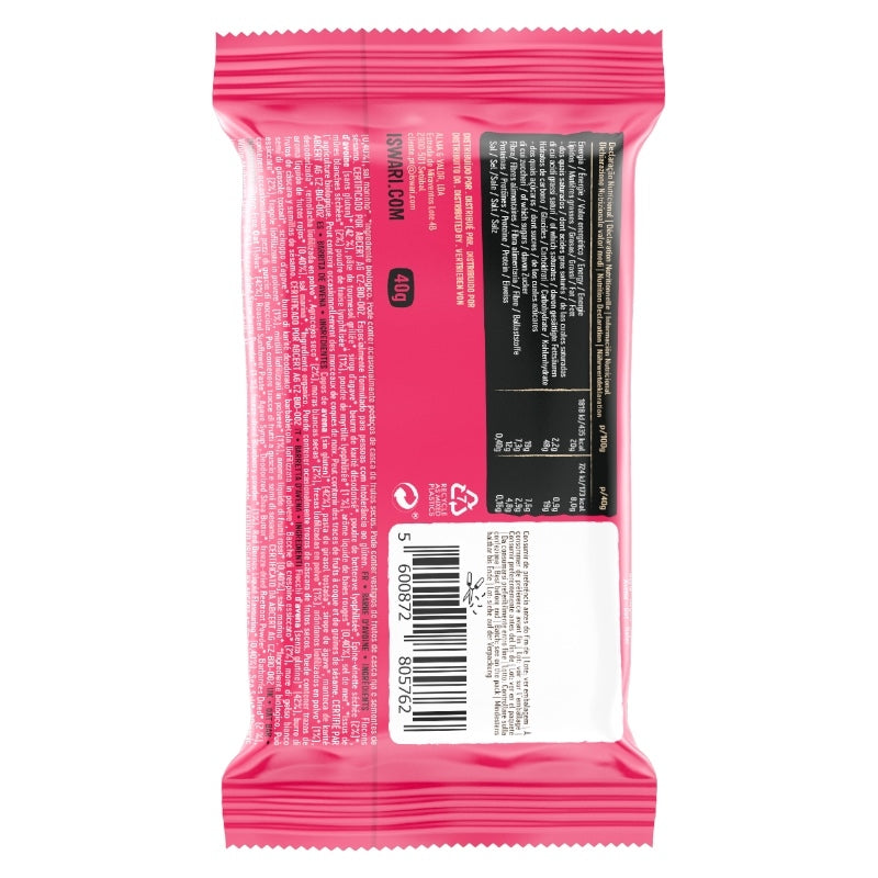 Iswari - Barre d'avoine fruits rouges BIO 40g