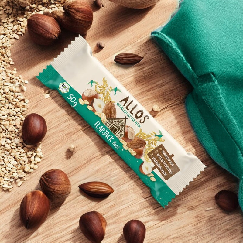 Allos - Müsliriegel Hafer & Haselnuss BIO 50g