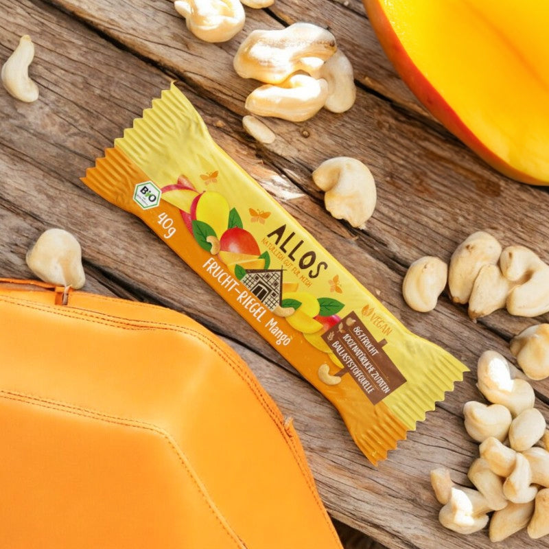 Allos - Barre fruitée à la mangue BIO 40g
