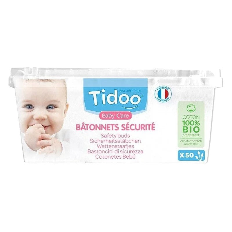 Bâtonnets sécurité bébé en coton BIO