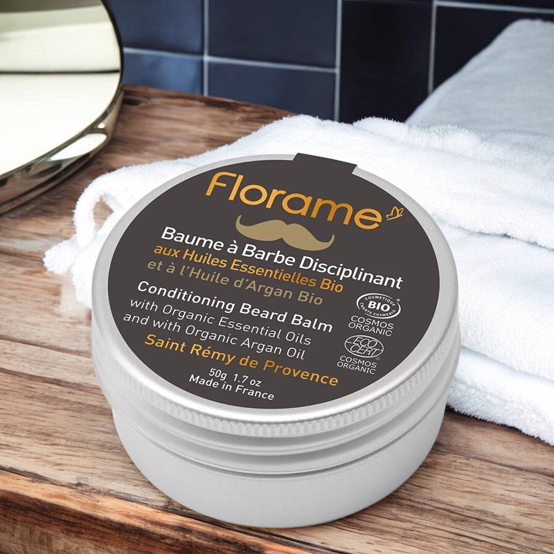 Florame - Baume à barbe disciplinant homme BIO cèdre & argan 50g