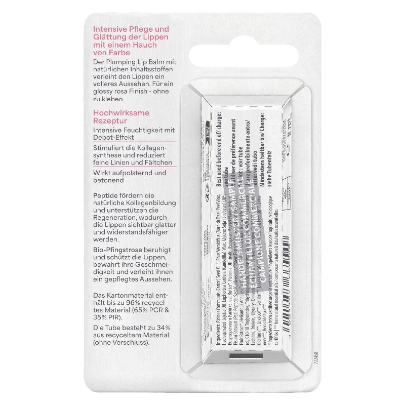 Lavera - Aufpolsternder Lippenbalsam Pfingstrose BIO 8ml