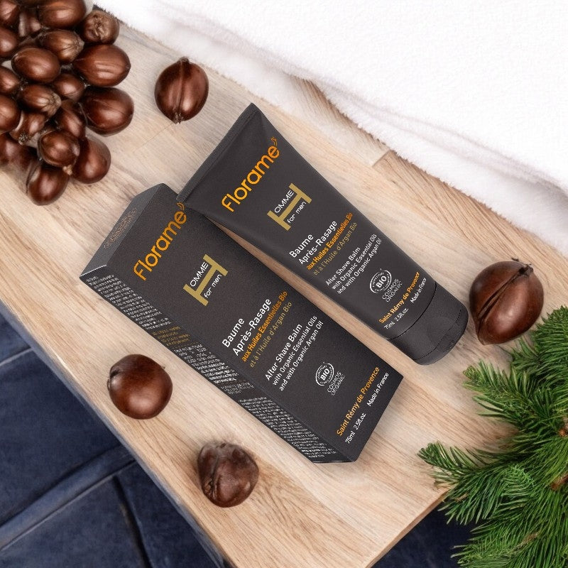 Florame - Baume après-rasage homme BIO cèdre & argan 75ml