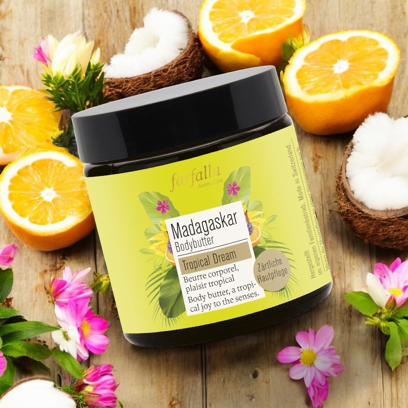 Farfalla - Beurre corporel BIO Plaisir Tropical vanille & coco 100ml