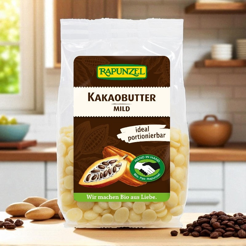 Beurre de cacao désodorisé BIO 100g - Rapunzel