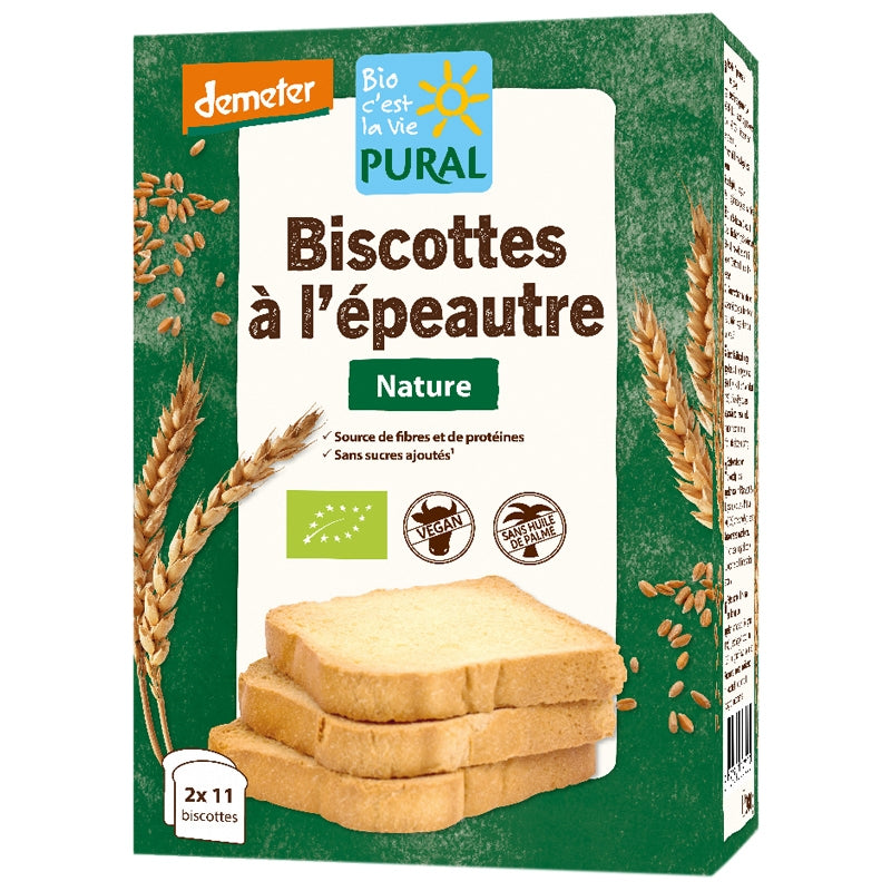 Biscottes à l'épeautre BIO