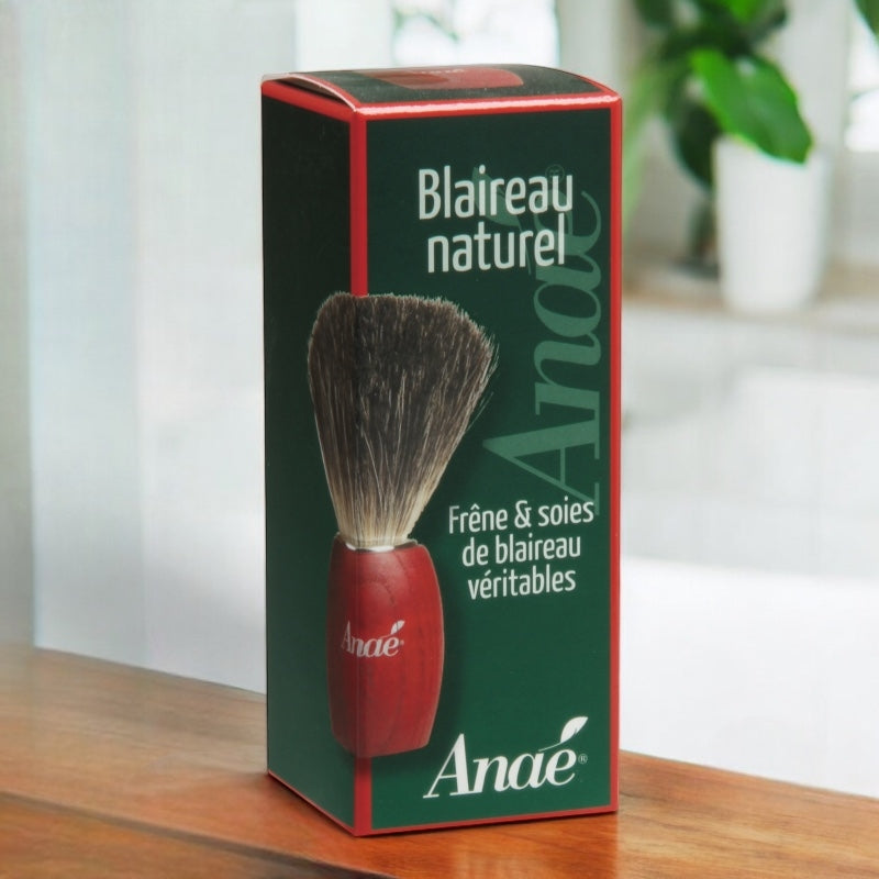 Anaé - Blaireau en frêne teinté et blaireau véritable