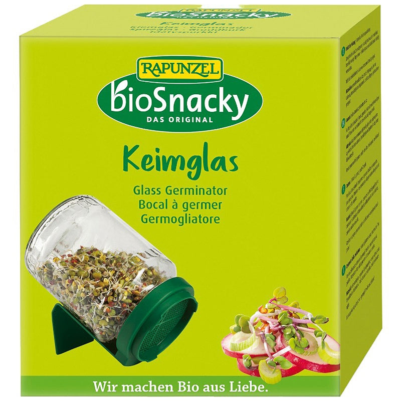 Bocal à germer en verre bioSnacky