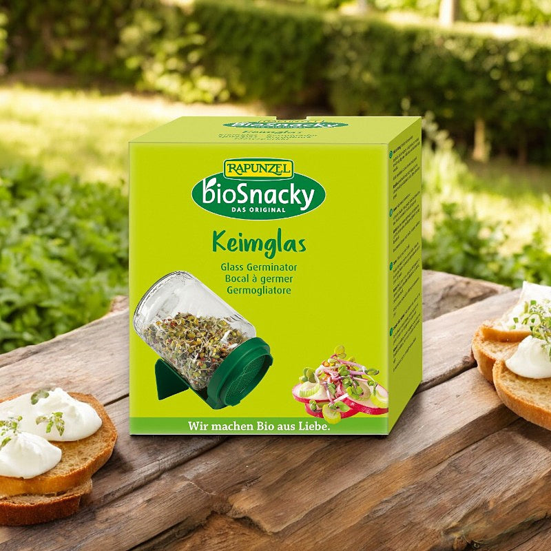 Bocal à germer en verre bioSnacky