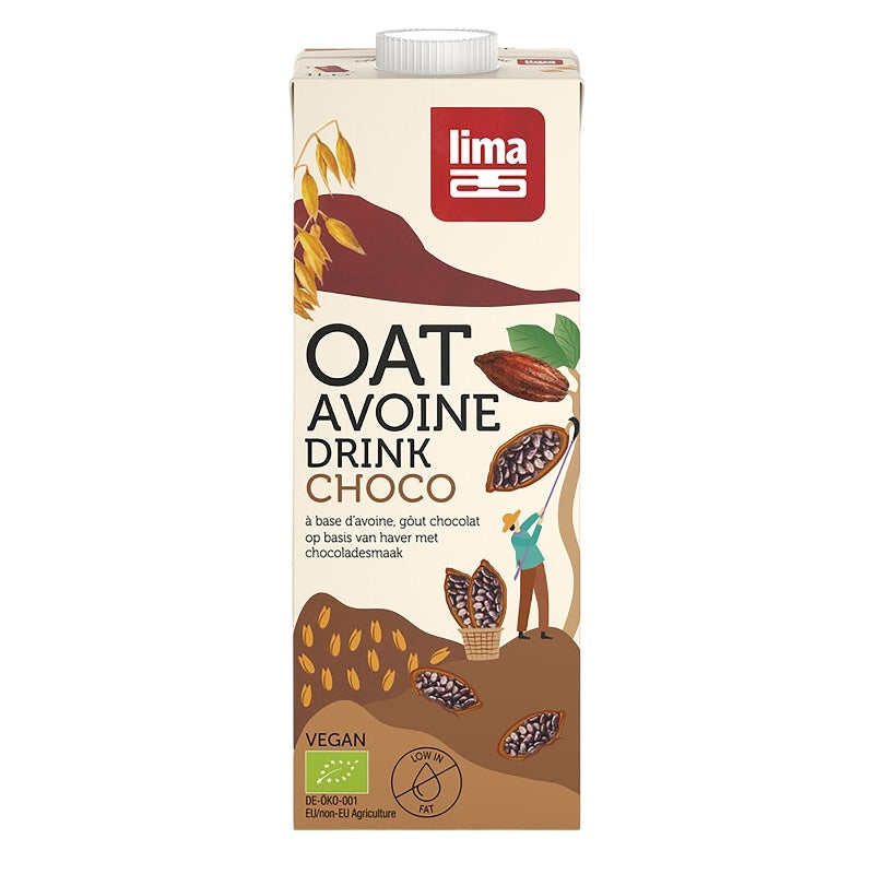 Lima - Boisson à l'avoine avec chocolat BIO 1l