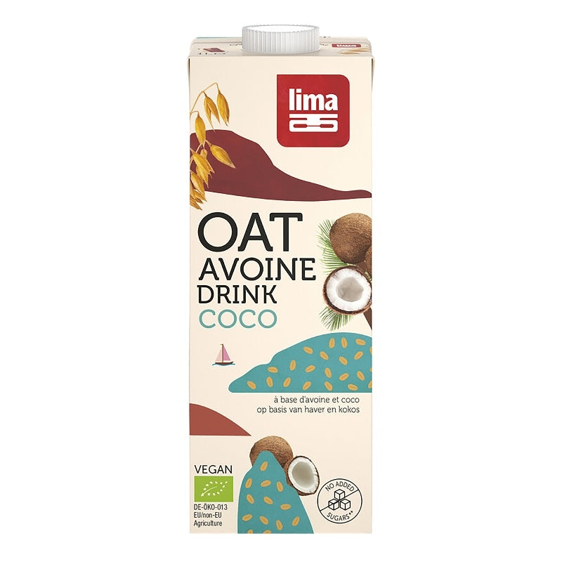 Lima - Boisson à l'avoine avec noix de coco BIO 1l
