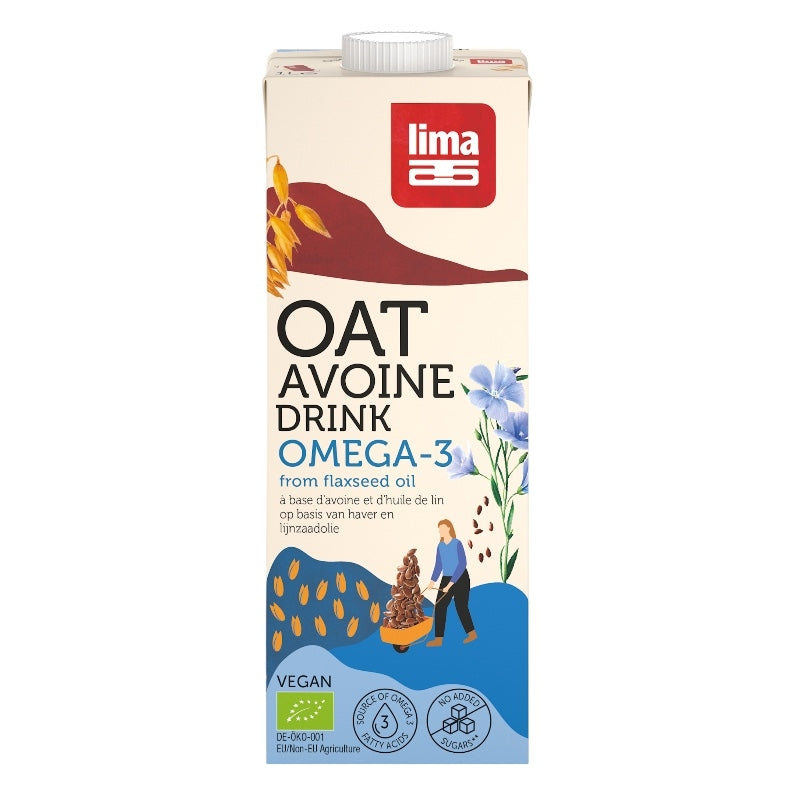 Lima - Boisson à l'avoine avec Omega 3 BIO 1l