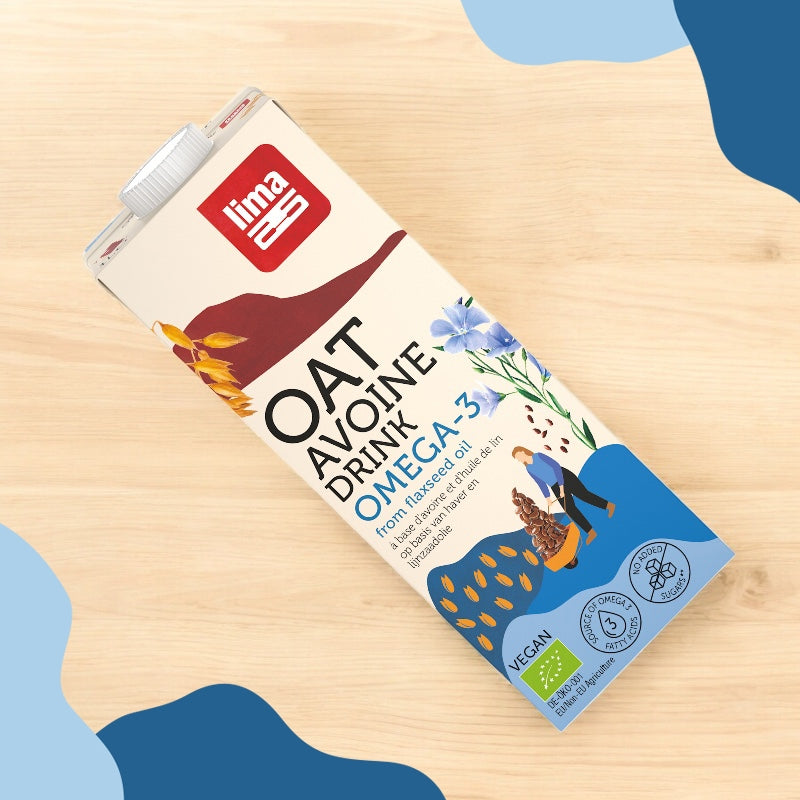 Lima - Boisson à l'avoine avec Omega 3 BIO 1l
