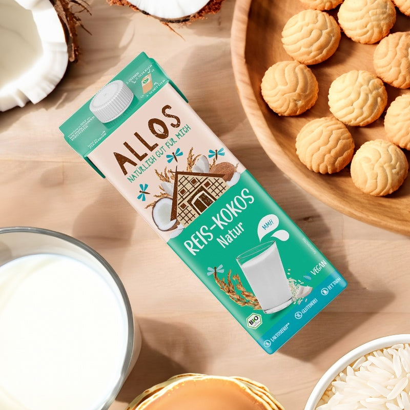Allos - Boisson au riz & noix de coco nature BIO 1l