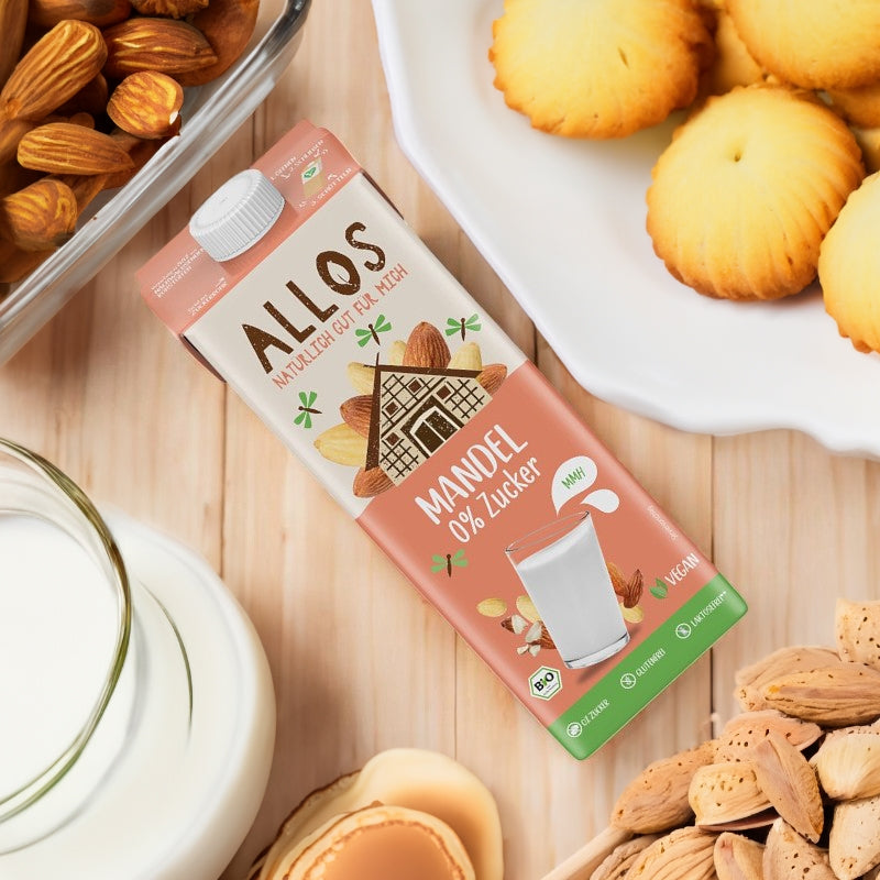 Allos - Boisson aux amandes sans sucre BIO 1l
