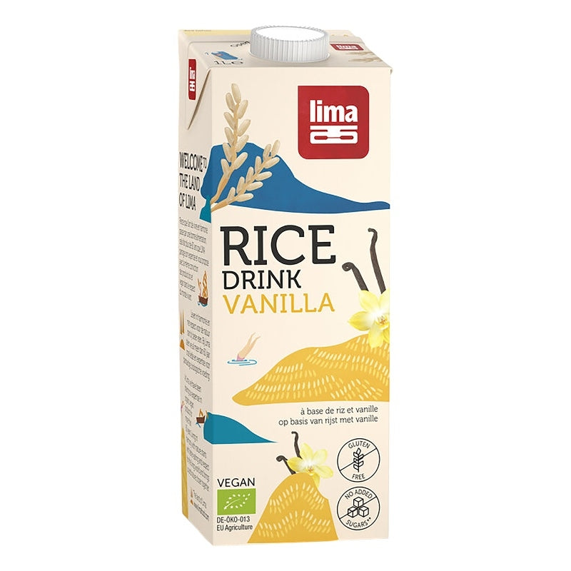Lima - Boisson de riz avec vanille BIO 1l