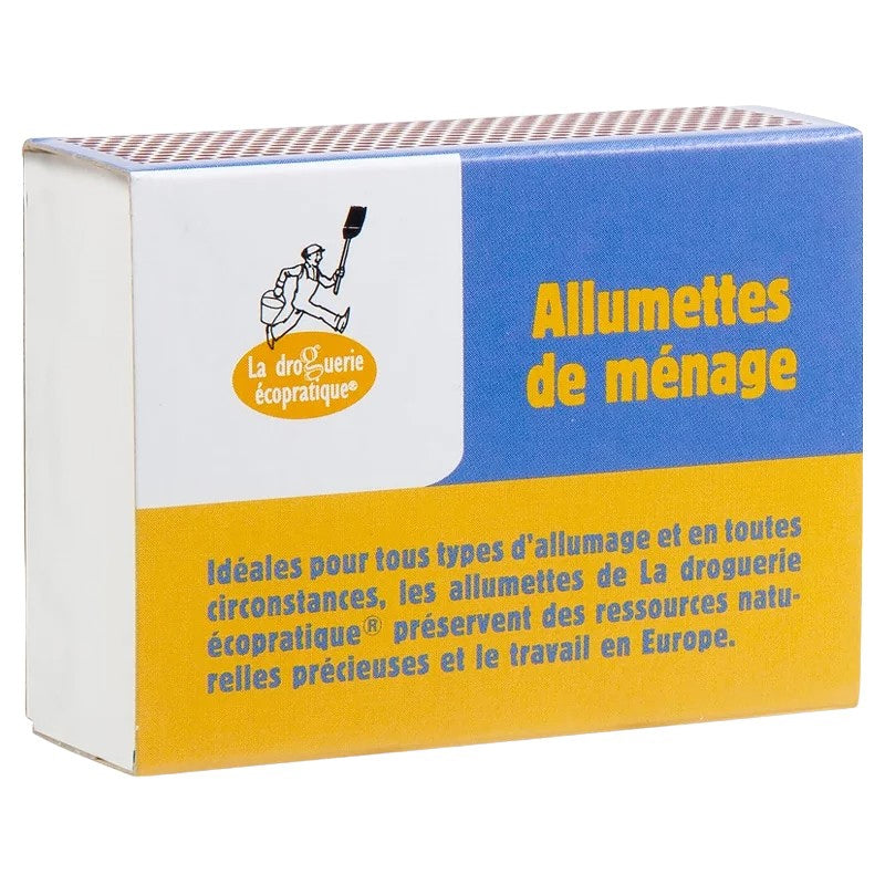 La Droguerie Écologique - Boîtes 100 allumettes écologiques 4 pièces