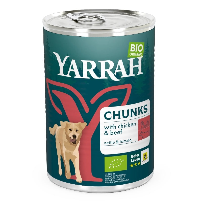 Bouchées bœuf pour chien avec ortie & tomate BIO