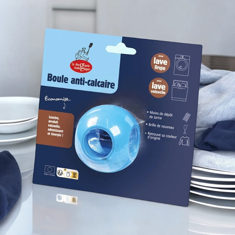 La Droguerie Écologique - Boule anti-calcaire lave-vaisselle & lave-linge