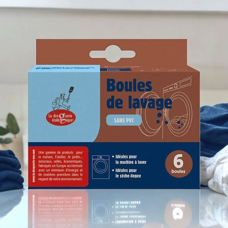 La Droguerie Écologique - Boules de lavage 6 pièces