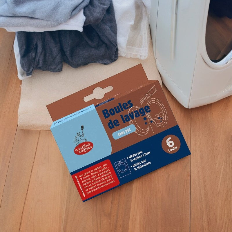 La Droguerie Écologique - Boules de lavage 6 pièces