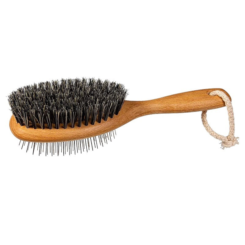 La Droguerie Écologique - Brosse 2 en 1 pour chien et chat