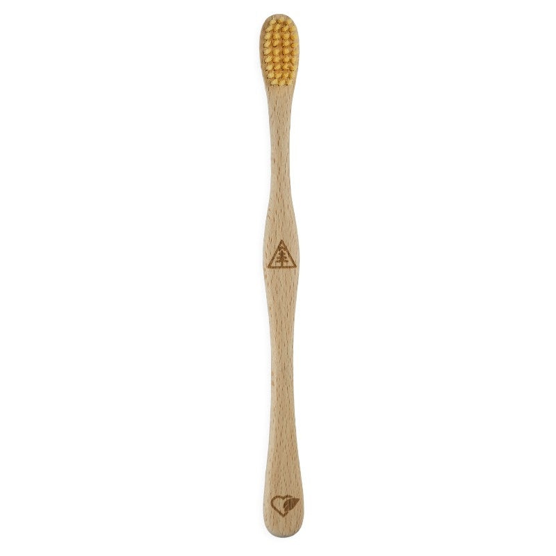 Liebwerk - Brosse à dents en bois "conifère" MediumSoft Ricine