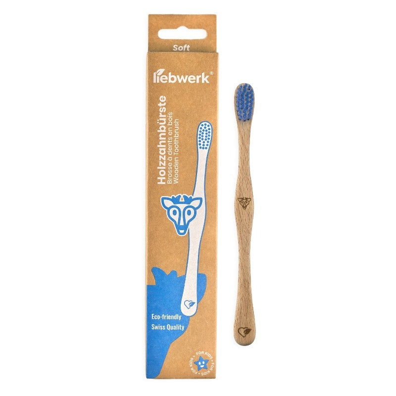 Liebwerk - Brosse à dents en bois enfant "cerf" Soft
