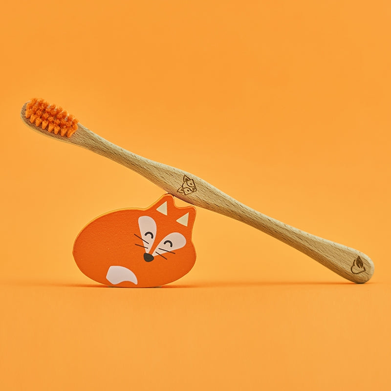Liebwerk - Brosse à dents en bois enfant "renard" Soft