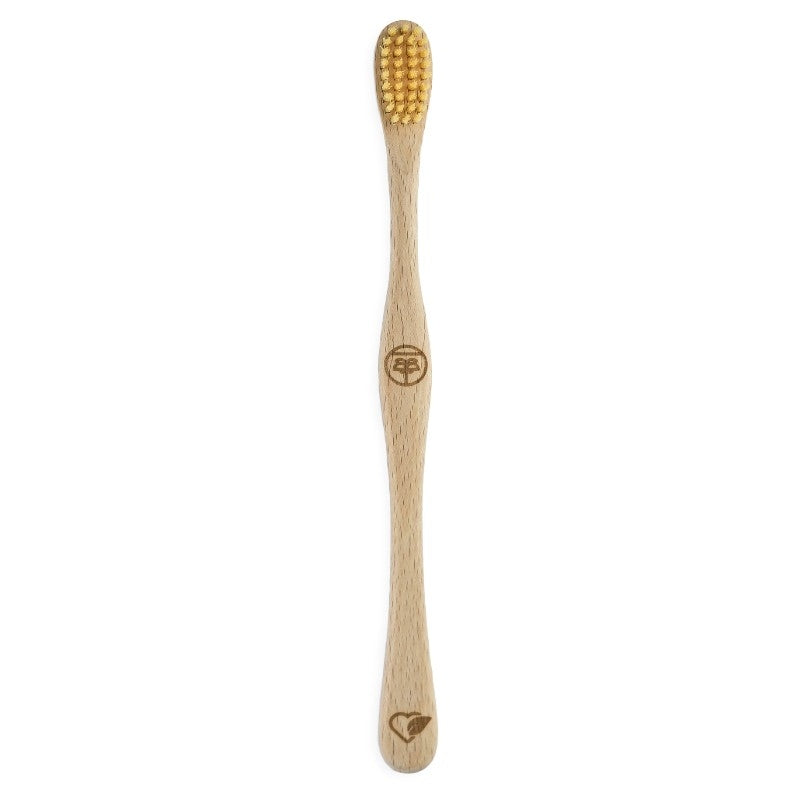 Liebwerk - Brosse à dents en bois "palmier" MediumSoft Ricine