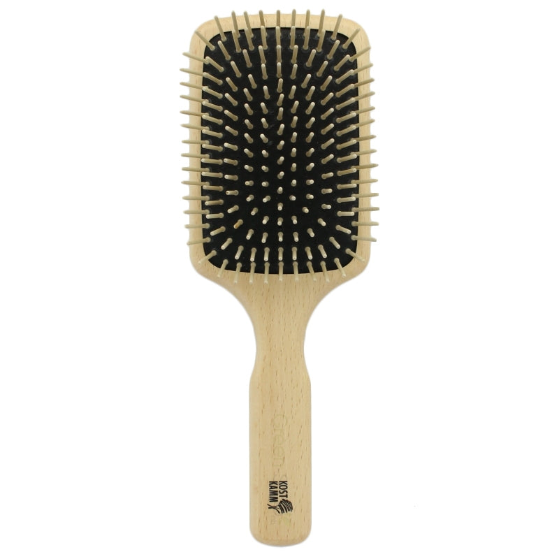 Kost Kamm - Brosse plate rectangulaire en hêtre & picots droits en bois