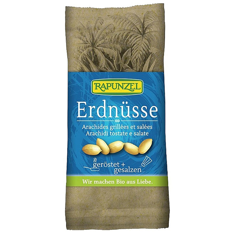 Bio-Erdnüsse, geröstet und gesalzen - 75 g - Rapunzel