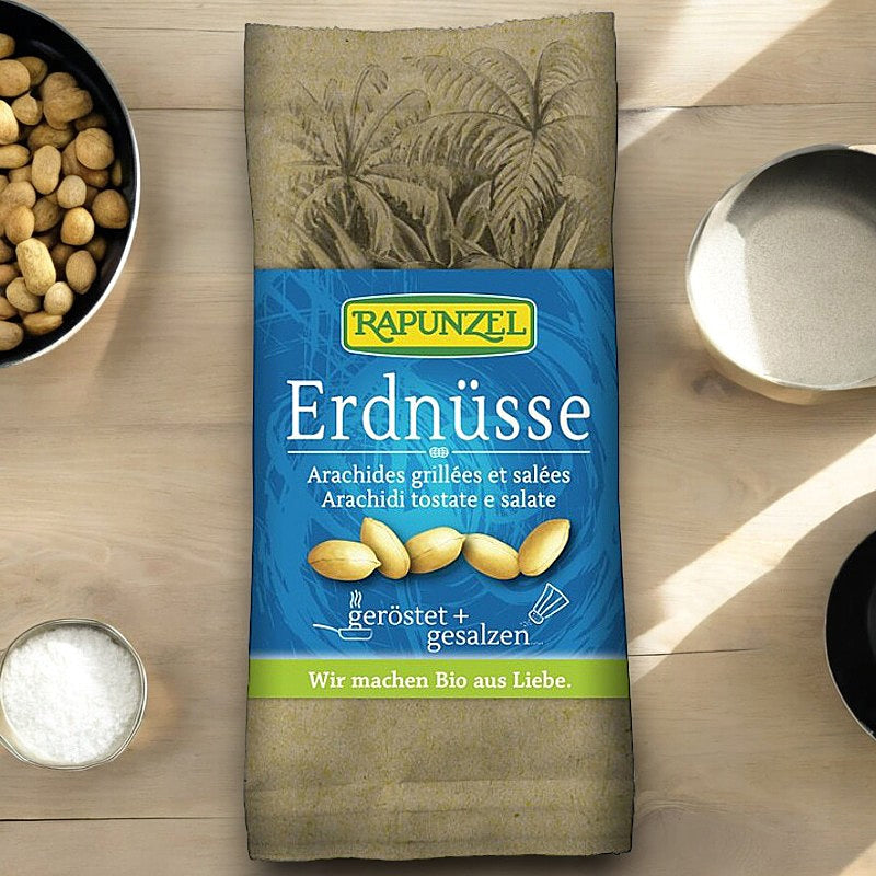 Cacahuètes grillées & salées BIO