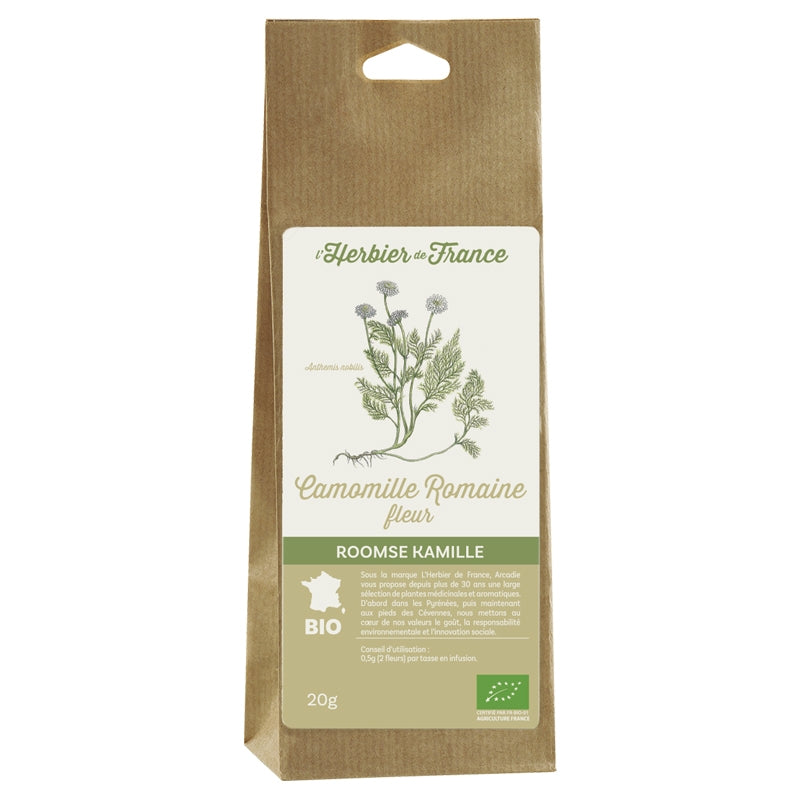 L'Herbier de France - Camomille romaine BIO 20g